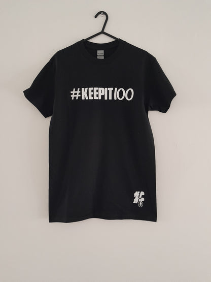Black KeepIt100 T-Shirt