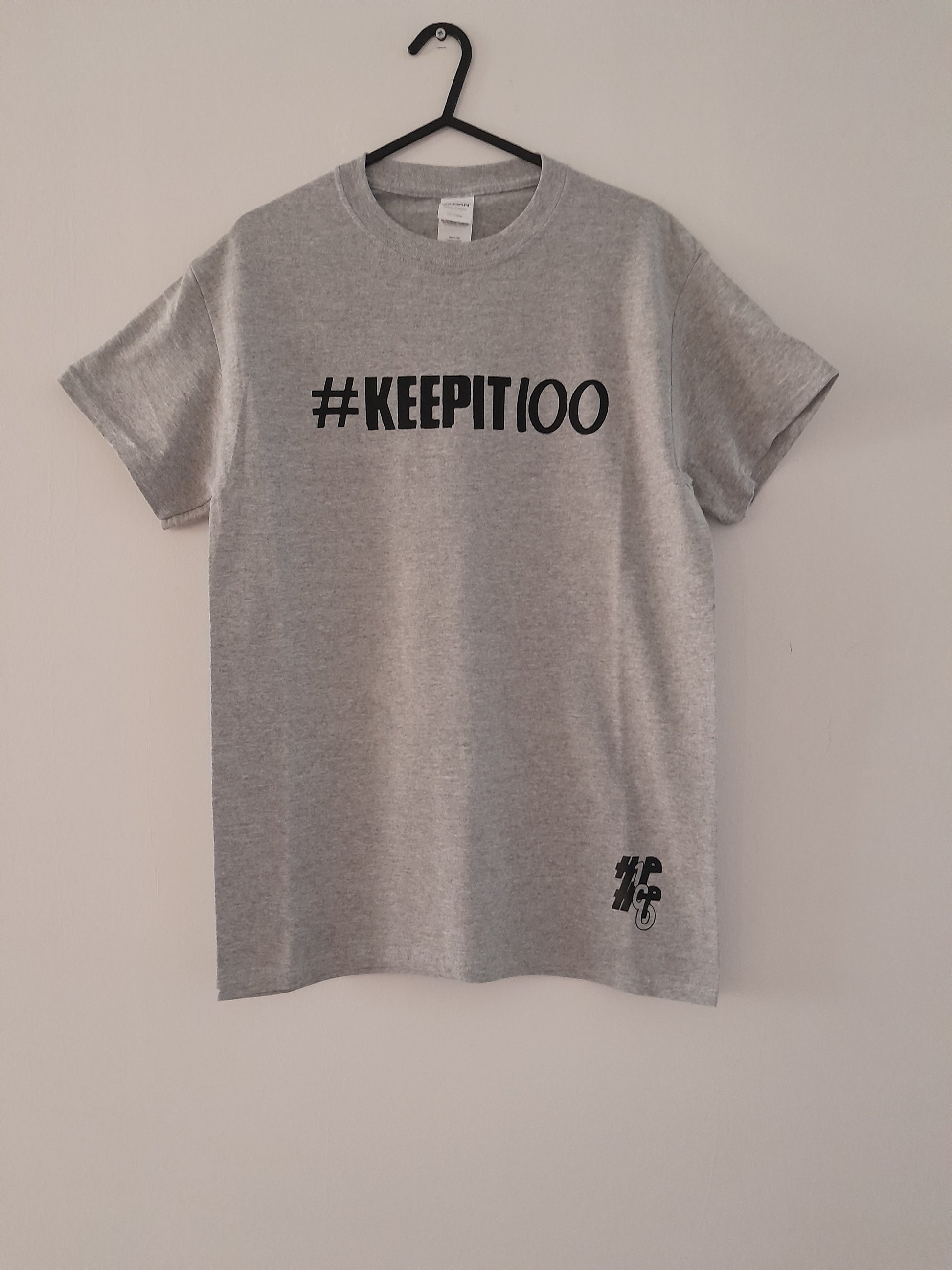 Grey KeepIt100 T-Shirt