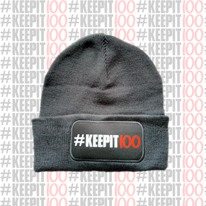 KeepIt100 Beanie Hat Grey
